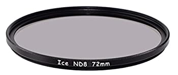 【中古】Ice 72?mmフィルタニュートラル密度ND 8?nd8?72?3?Stop光学ガラス