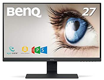 【中古】BenQ GW2780 アイケアモニター (27インチ/IPS/ノングレア/ブルーライト軽減/ベゼルレス/輝度自動調整機能(B.I.)搭載/スピーカー(