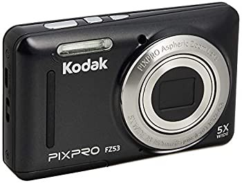 【中古】(未使用･未開封品)コダック コンパクトデジタルカメラKodak PIXPRO FZ53 ブラック