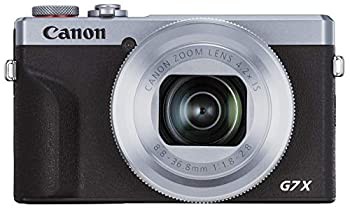 【中古】(未使用･未開封品)Canon コンパクトデジタルカメラ PowerShot G7 X Mark III シルバー 1.0型センサー/F1.8レンズ/光学4.2倍ズー