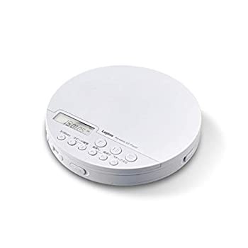 【中古】エレコム ポータブルCDプレーヤー リモコン付属 有線 & Bluetooth対応 ホワイト/家電＆カメラ ポータブルCDプレーヤー/エレコム/