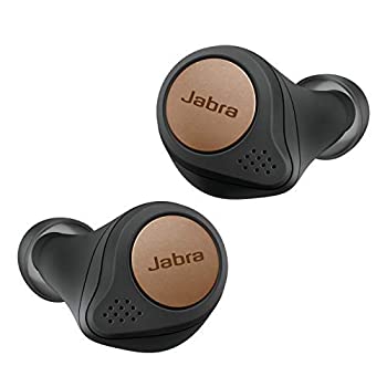 【中古】[Amazon.co.jp限定] Jabra 完全ワイヤレスイヤホン アクティブノイズキャンセリング Elite Active 75t コッパーブラック IP57 防塵防水 Bluetoot