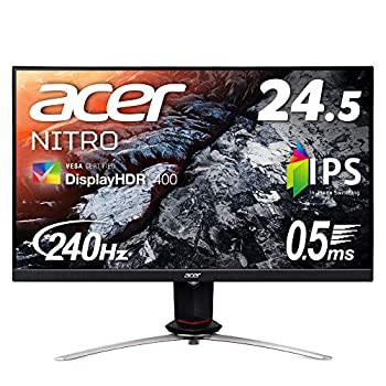 【中古】(未使用･未開封品)Acer公式 ゲーミングモニター Nitro XV253QXbmiiprzx 24.5インチ IPS 非光沢 フルHD 0.5ms(GTG Min.)240Hz H