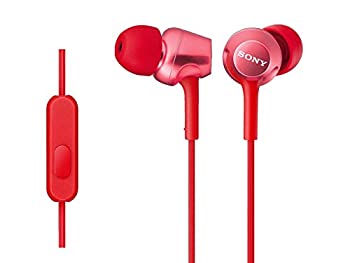 【中古】ソニー イヤホン MDR-EX250AP : カナル型 リモコン・マイク付き レッド MDR-EX250AP Rの通販は 8,600円
