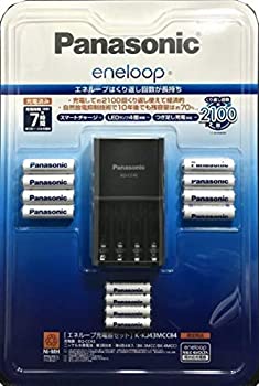 【中古】(未使用･未開封品)PANASONIC ENELOOP充電器セット単三8本+単四4本