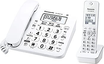 【中古】パナソニック コードレス電話機(子機1台付き) ホワイト VE-GD27DL-W
