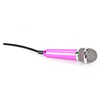 【中古】(未使用･未開封品)マイク ポータブル3.5mmステレオスタジオMIC. KTV.携帯電話のノートパソコンのカラオケのミニマイク PC.デスクトップの小さいサイズMIC. マイク の通販は