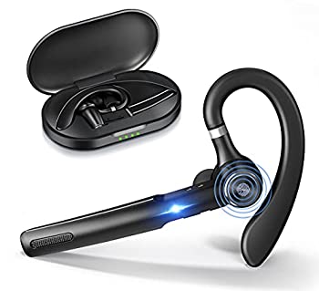 【中古】【DSLON Bluetoothヘッドセット】 Bluetoothイヤホン ワイヤレスイヤホン 400mAh充電ケース付き TYPE-C充電対応 単一指向性マイク内蔵 Bluetooth