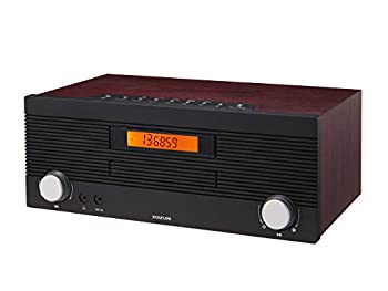 【中古】コイズミ CDラジオ AM/FM ワイドFM対応 Bluetooth ワイヤレス リモコン付属 木目 ブラウン SDB-4708/M