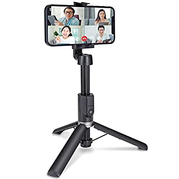 【中古】(未使用･未開封品)エレコム 自撮り棒 2way 三脚 スマートフォン用 Bluetoothリモコン付 シャッタボタン付き ブラック P-STSR02BK/家電＆カメラ 自撮り棒/エレコム/