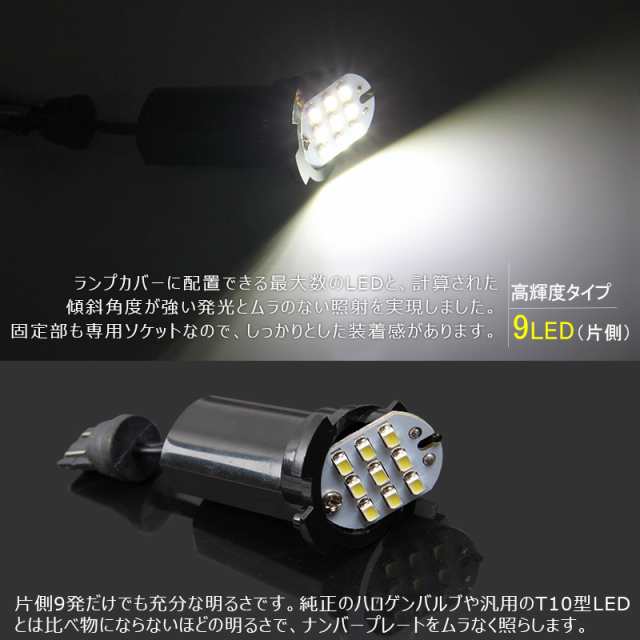 トヨタ アルファード/ヴェルファイア 20系 対応LEDナンバー灯ユニット 左右１台分セット ナンバー灯 専用設計 ライセンスランプユニット  の通販はau PAY マーケット - ＦＩＥＬＤ（フィールド） | au PAY マーケット－通販サイト