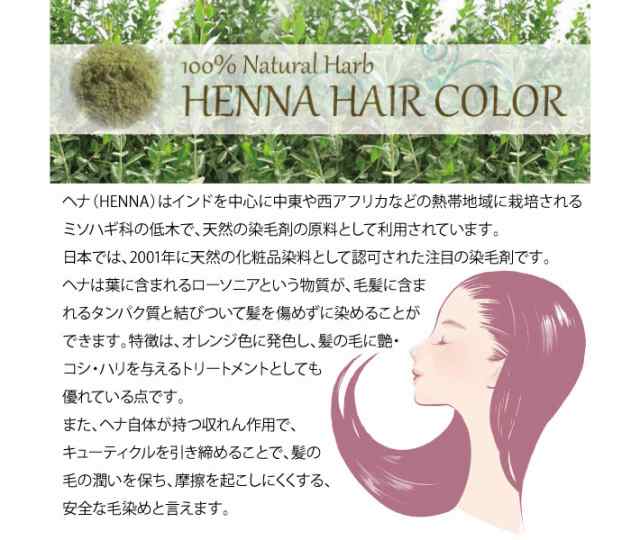 ジャパンヘナ ティーブラウン ヘナ 100g 白髪染め オーガニック カラー トリートメント ヘンナ japan hennaの通販はau PAY  マーケット いきいきショップねんりん au PAY マーケット－通販サイト