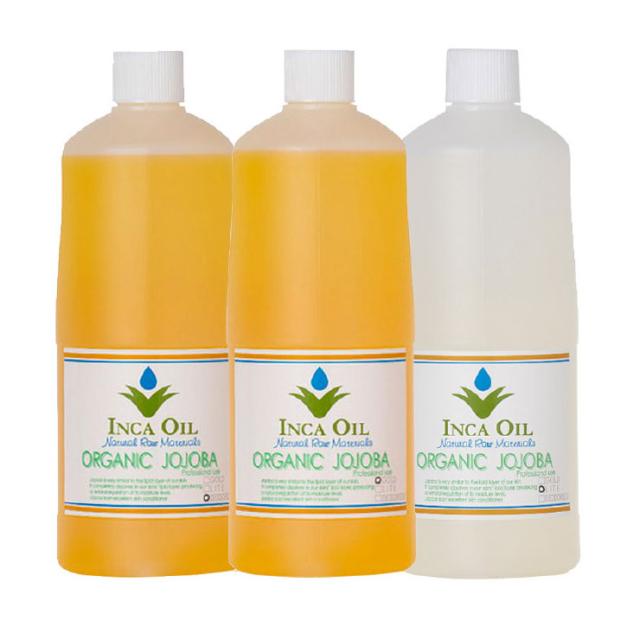 インカオイル オーガニックホホバオイル 1000ml デオドライズド / ゴールド / ライト 送料無料(一部地域有料)_3