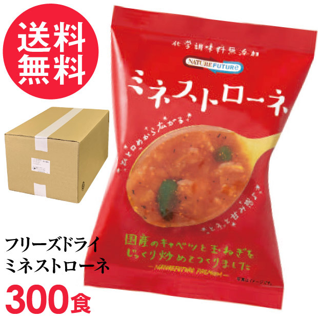 フリーズドライ ミネストローネ 業務用 300食入 高級 厳選 トマト 野菜 スープ コスモス食品 インスタント 送料無料