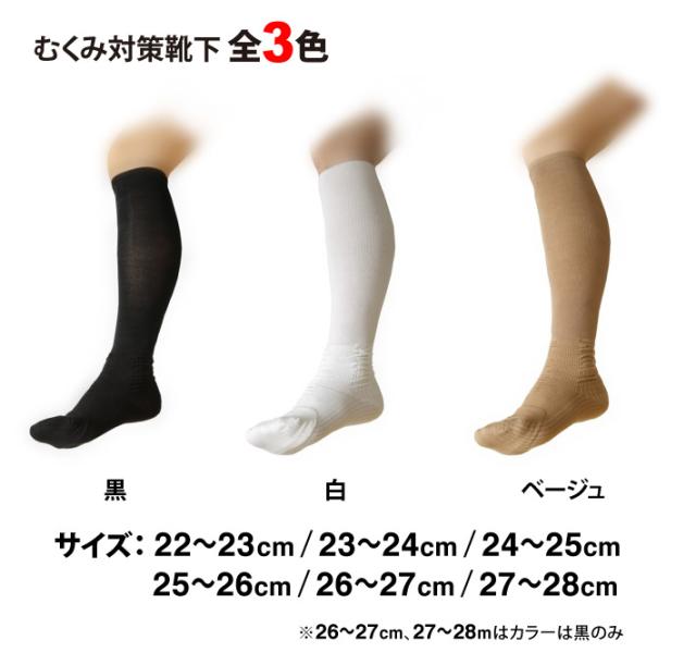 むくみ対策靴下 締め付けない むくみ 解消 ソックス 靴下 メール便