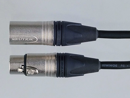 DMXケーブル プリメイド NEUTRIK キャノン 3ピン オス メス【10m】 ハイクオリティ プロ用 送料無料_1