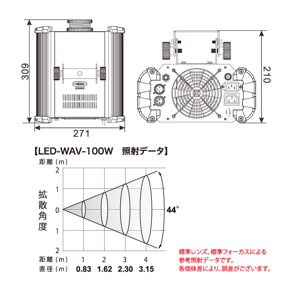 ACME LED-WAV-100 LEDウォーターウェーブ 100W 水族館 アクアリウム クリスマス パーティー LED ライト 照明 ライトアップ イルミネーション 送料無料_4