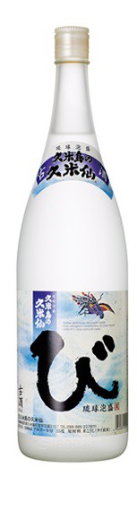 送料無料 泡盛 久米島の久米仙 び 25度 1800ml 1.8L×6本/1ケース