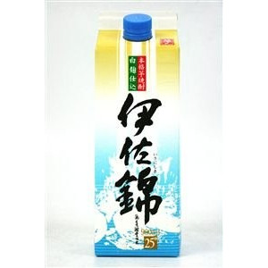 大口酒造 伊佐錦 白麹仕込 芋 25度 パック 1800ml 1.8L×6本/1ケース 本州(一部地域を除く)は