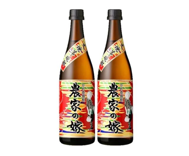 【熨斗・ご贈答品の対応可】 焼酎 霧島町蒸留所 焼き芋焼酎 農家の嫁 25度 720ml×2本