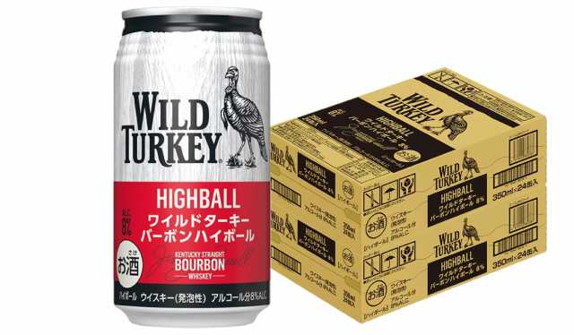 送料無料 Wild Turkey ワイルドターキー バーボンハイボール 8度 350ml×2ケース/48本