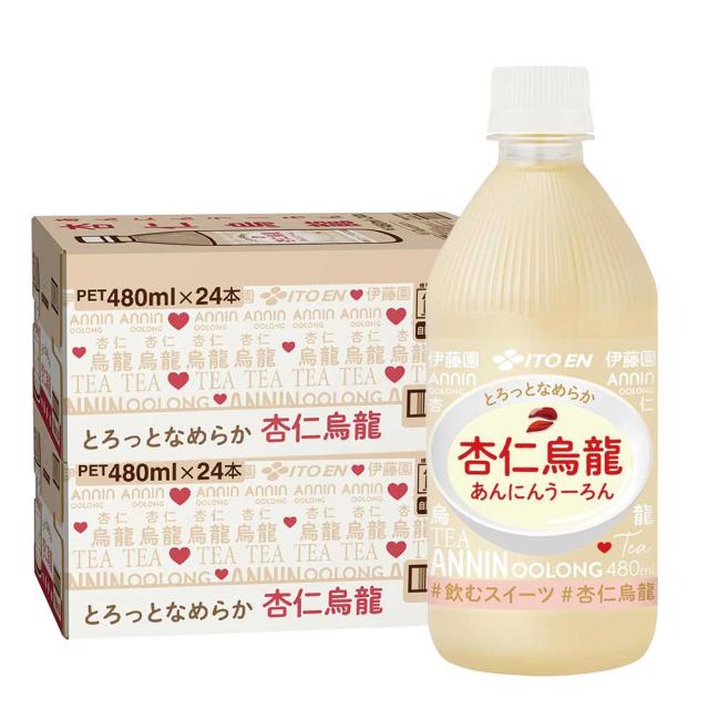 送料無料 とろっとなめらか 杏仁烏龍 480ml×2ケース/48本の通販は 5,778円