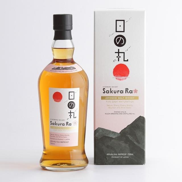 木内酒造 日の丸ウイスキー さくら・ら 48度 700ml 1本　ご注文は12本まで一個口配送可能