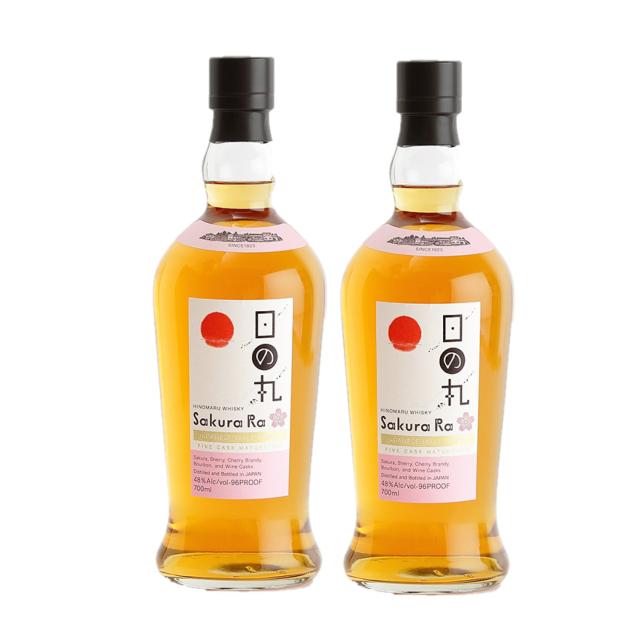 木内酒造 日の丸ウイスキー さくら・ら 48度 700ml×2本 14,615円