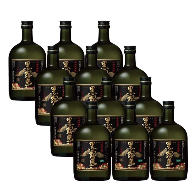 霧島酒造 黒霧島 25度 瓶 720ml×12本