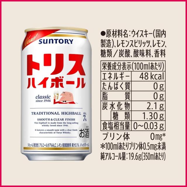 4/26限定 OFFクーポン サントリー トリスハイボール 500ml×2ケース/48本_6