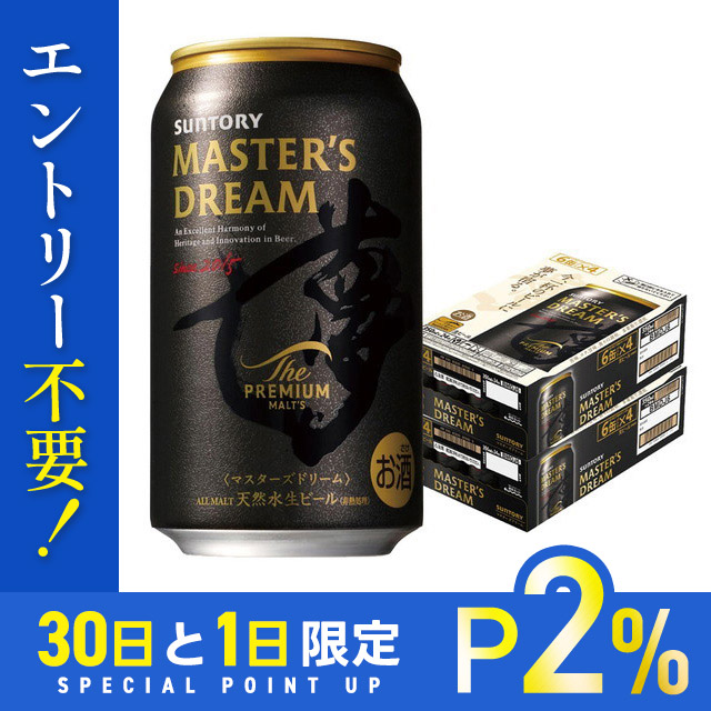 ビール ザ・プレミアム・モルツ マスターズドリーム 350ml 2ケース（48