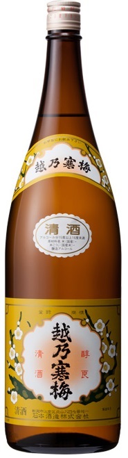 日本酒 石本酒造 越乃寒梅 白ラベル 普通酒 1800ml 1.8L×6本 14,250円
