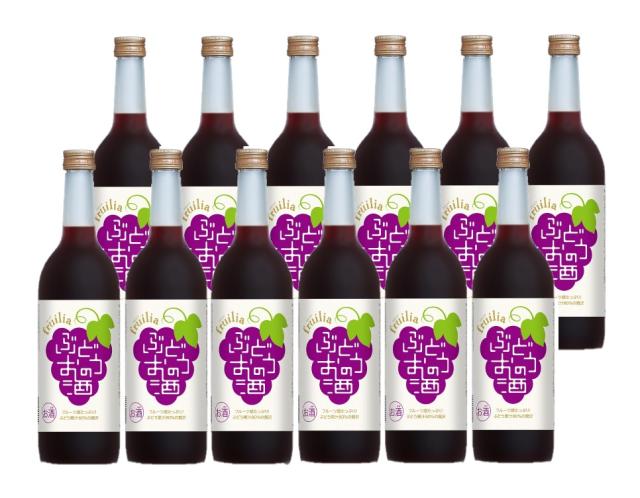 國盛 果実のお酒 フルリア ぶどうのお酒 720ml×2ケース/12本