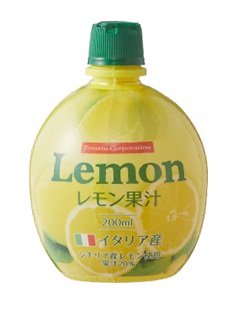 送料無料 トマトコーポレーション レモン果汁 20％ フルシュリンク イタリア産 200ml×2ケース/48個の通販は