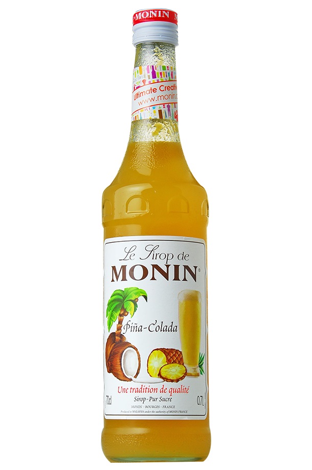 送料無料 MONIN モナン ピニャコラーダ シロップ 700ml×1本 ご注文は12本まで同梱可能 ノンアルコール シロップ