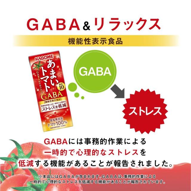 カゴメ あまいトマト GABA&amp;リラックス 195ml×4ケース/96本_5