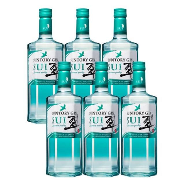 スピリッツ サントリー ジャパニーズジン 翠 SUI 40度 700ml×6本