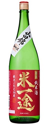 送料無料 日本酒 小山本家酒造 特撰 米一途 山田錦 純米酒 1800ml 1.8L×6本