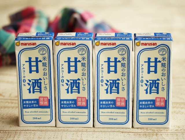 マルサンアイ あまざけ 甘酒 パック 200ml×3ケース/72本の通販は