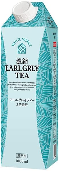 送料無料 三井農林 WN 濃縮アールグレイ 3倍希釈 1000ml 1L×4ケース/24本