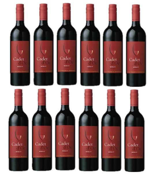 バロン フィリップ ド ロスチャイルド カデ・ドック メルロ 750ml×12本 ［赤/ミディアムボディ/フランス］ wine