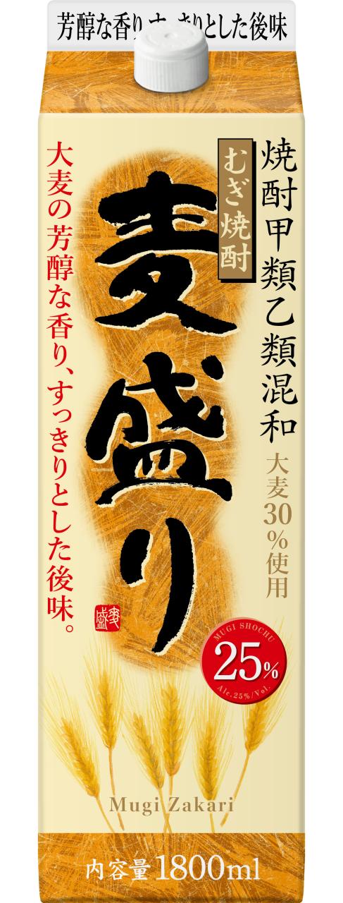 Pontaパス会員送料無料 合同酒精 甲乙混和 麦盛り 25度 パック 1800ml×12本の通販は 9,749円