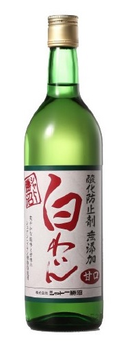 ワイン シャトー勝沼 酸化防止剤無添加 白わいん 甘口 720ml×12本 wine