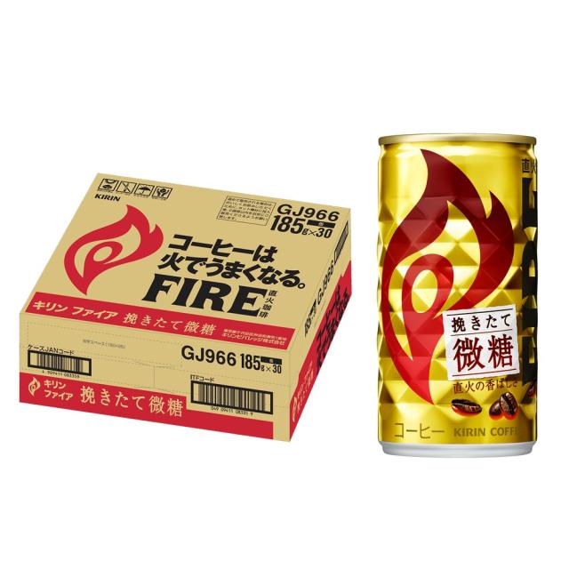 Pontaパス会員送料無料 キリン ファイア挽きたて微糖 185ml×3ケース/90本の通販は 5,850円