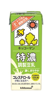 Pontaパス会員送料無料  キッコーマン 特濃調製豆乳 200ml×4ケース/72本の通販は 6,998円
