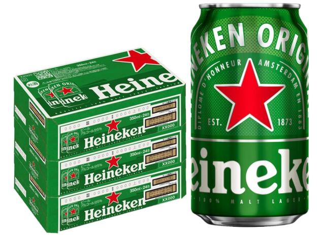 送料無料 ハイネケン 350ml×3ケ−ス/72本 Heineken ビール