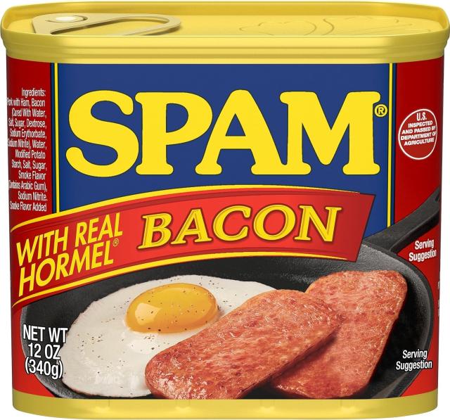 送料無料 ホーメル SPAM スパム ベーコン 340g×24個の通販は