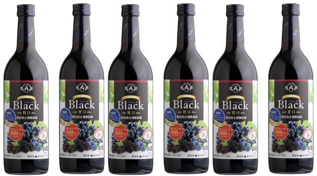 長野県 アルプス あずさワイン酸化防止剤無添加 ブラック 甘口 720ml×6本本州(一部地域を除く)は