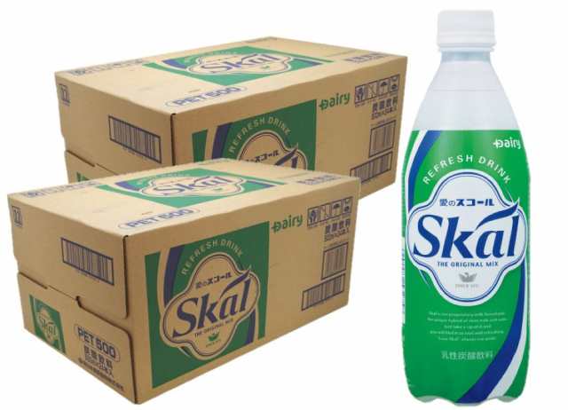 南日本酪農 スコール ホワイト 500ml×2ケース/48本の通販はau