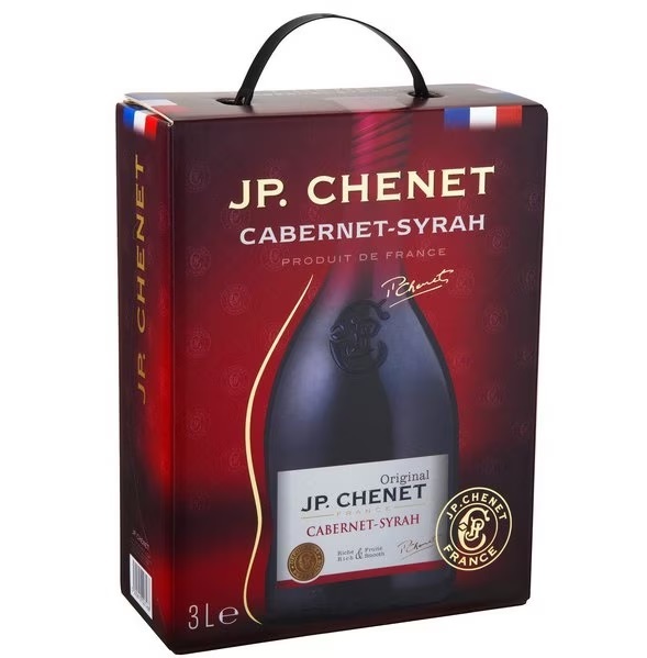 JPシェネ カベルネ・シラー 赤 3000ml 3L×4本 バックインボックス BIB 箱ワイン ボックスワイン